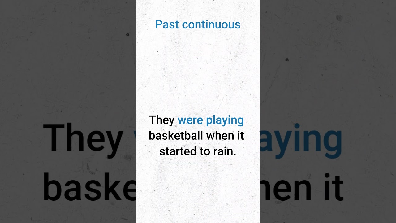 Verb Form Practice: Were Playing or Played?