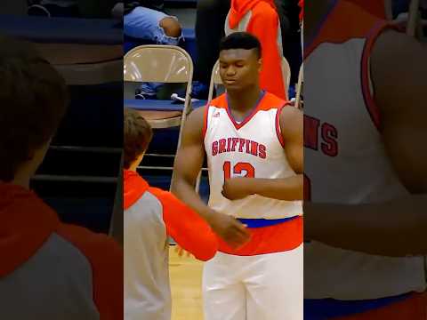 High school Zion was different 😤 @ballislife