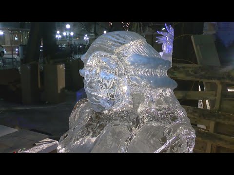 Warm Weather Delays Winter Carnival Ice Sculpting Competition