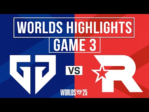 GEN vs KT Highlights Game 3 | Worlds 2025 Semifinals | Gen.G vs KT Rolster