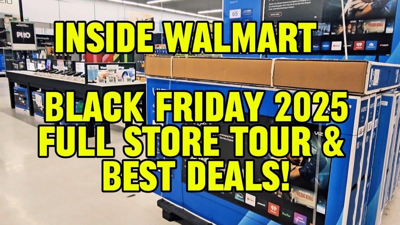 Walmart Black Friday 2025 Full Store Tour & Deals 🛍️