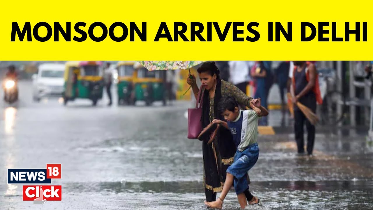 Delhi Experiences Heavy Rainfall Cooling Down Temperatures 🌧️