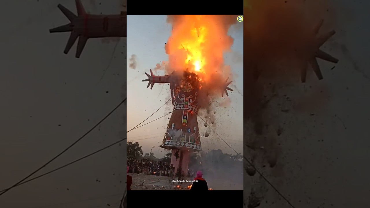 रावण दहन की बड़ी घटनाएं इस साल🔥