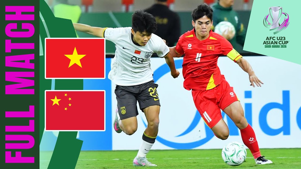 Vietnam vs China PR | Full Match | AFC U23 Asian Cup™ 2026 – Semi-Finals