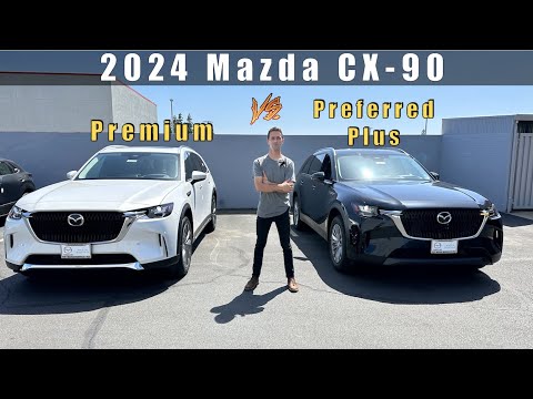 Mazda CX-90 2024 Premium vs. Preferred Plus 🚗