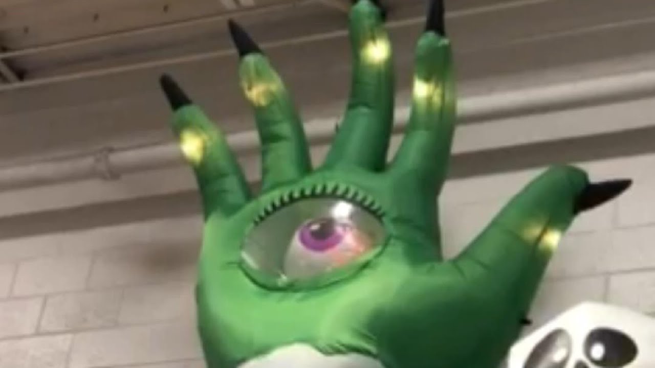 Spooky Hand & Eye Halloween Inflatable 👻