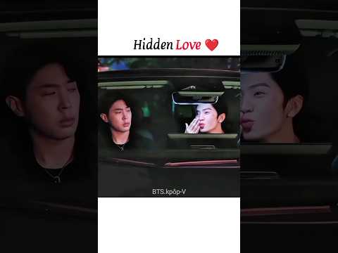 Hidden Love 🙈❤| Hidden love kiss scene #kdrama #shorts