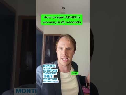 How to spot ADHD in women 💚 #adhd #adhdbrain #neurodivergent