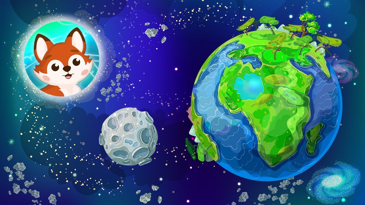 Луна за 4 минуты: что нужно знать детям 🌕