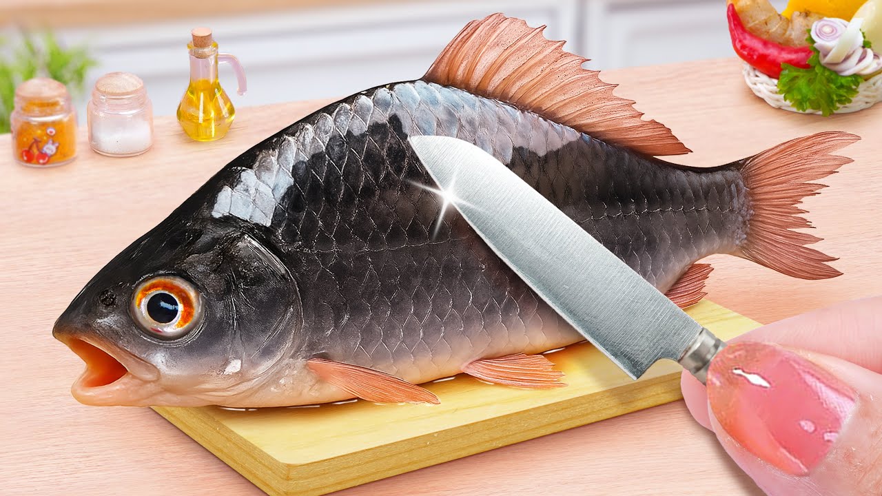 Top 1 Japanese Miniature Fried Fish Karaage Recipe 😍