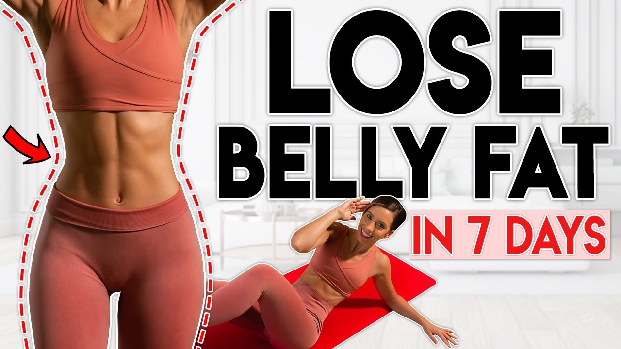 7-Day Belly & Waist Fat Loss | 5-Min Home Workout