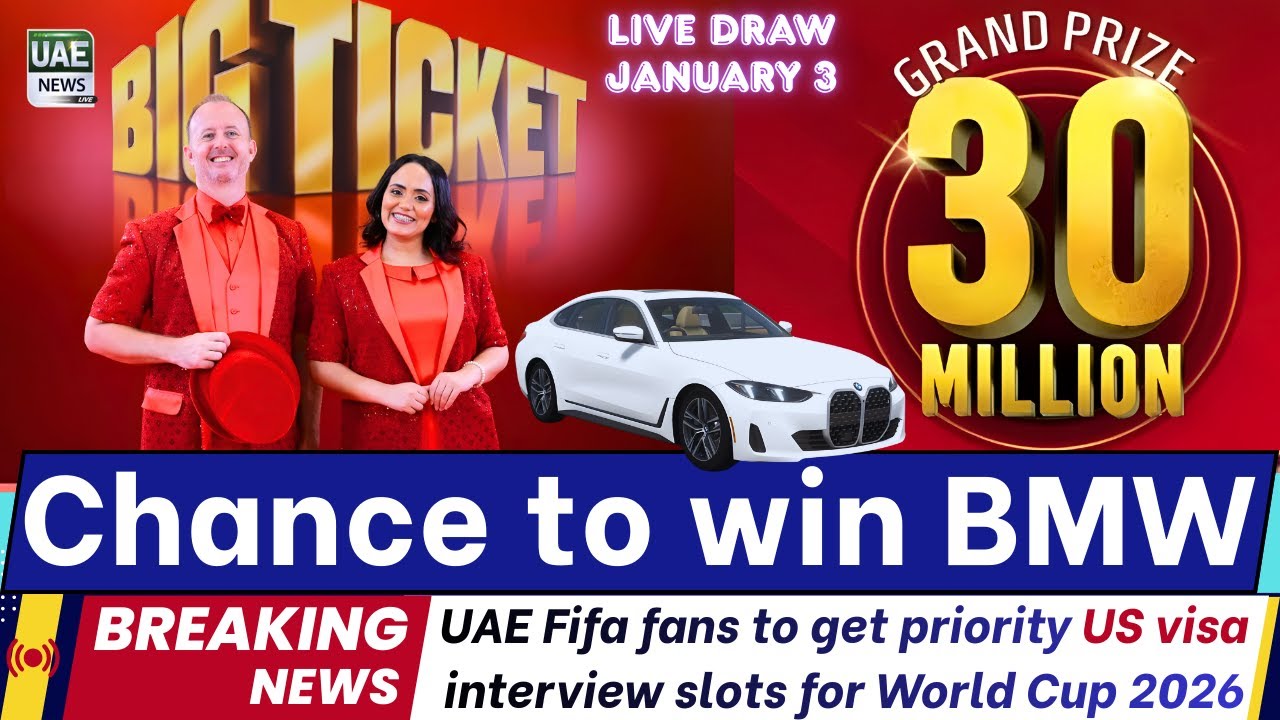 Dh30M Jackpot in Big Ticket Abu Dhabi 2026 🎟️