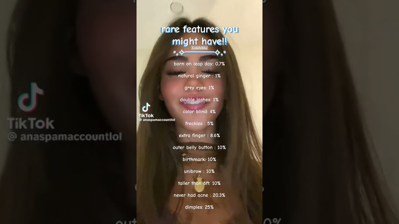 rare features you might have!! 🍖 #lolabekka #rare #featured #aesthetic