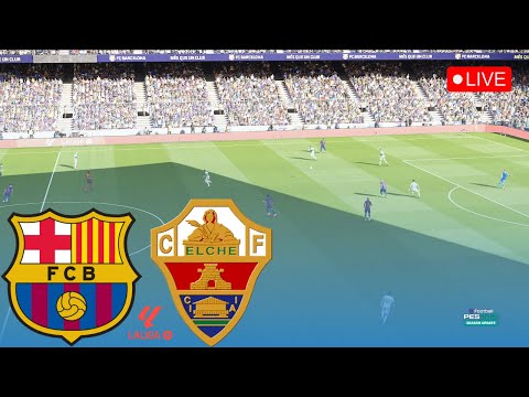 Barcelona vs Elche • La Liga 2025/26 • PES 21 Full Match Simulation & Live Commentary