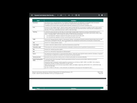 Lesson42 - PCI DSS Glossary of Terms Part 2