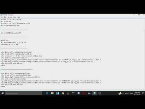 5 More Powerful Virus Codes You Can Make in Notepad!!