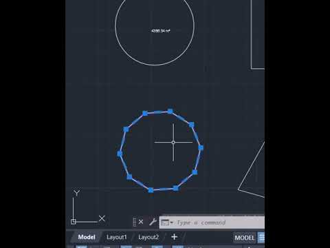 calculate area for shapes|| autocad shorts
