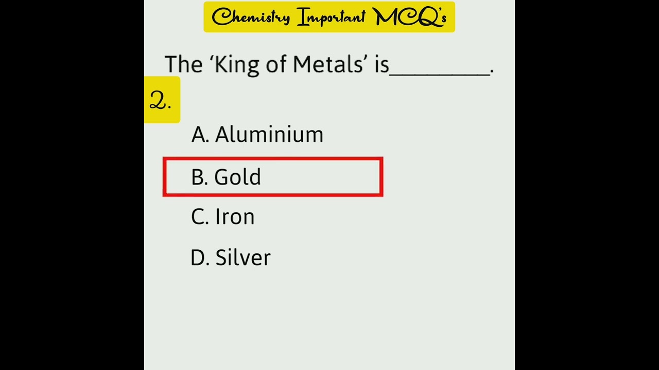 Ultimate Chemistry GK Quiz for Competitive Exams 🧪 | Science Trivia & MCQs