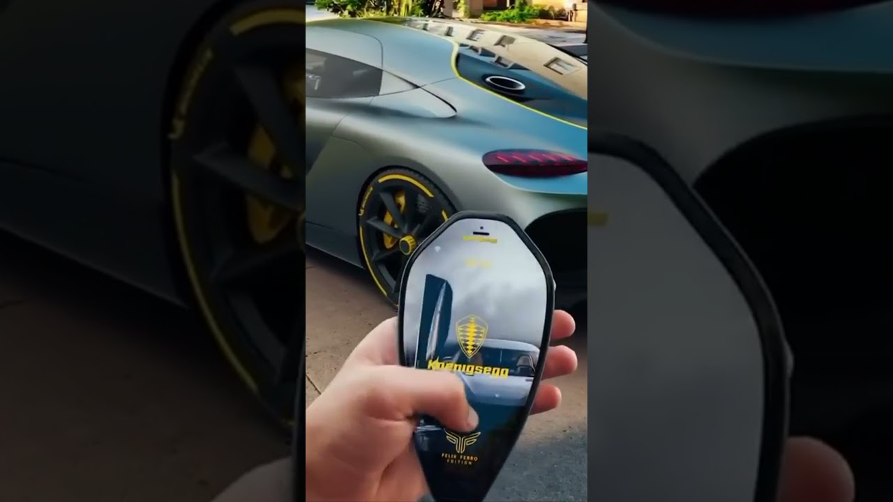 Koenigsegg Gemera Hybrid Supercar's Stylish Key Fob 📱