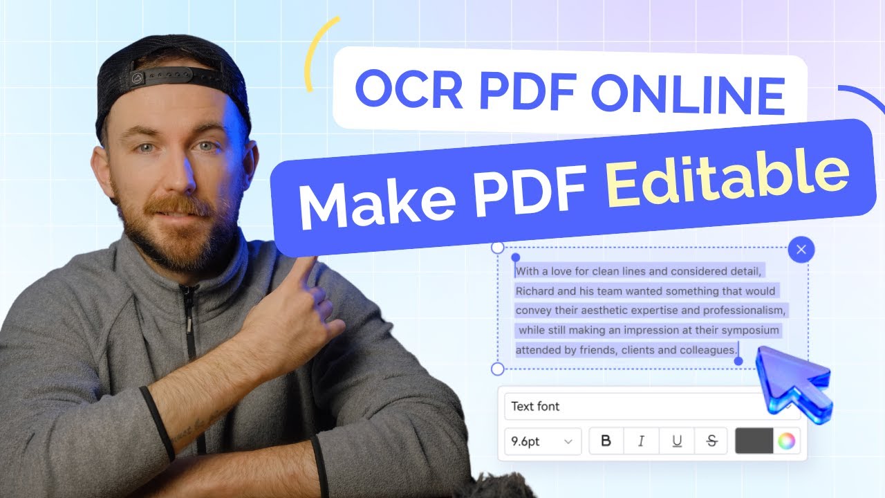 Convert Scanned PDF to Editable Online π