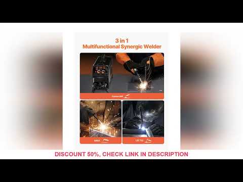 SucceBuy MIG Welder 130Amp Mig Welding Machine 3-in-1 Portable Mig Welder with IGBT Inverter Technol