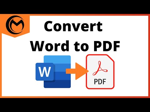 How to Convert Word into PDF in Microsoft Word