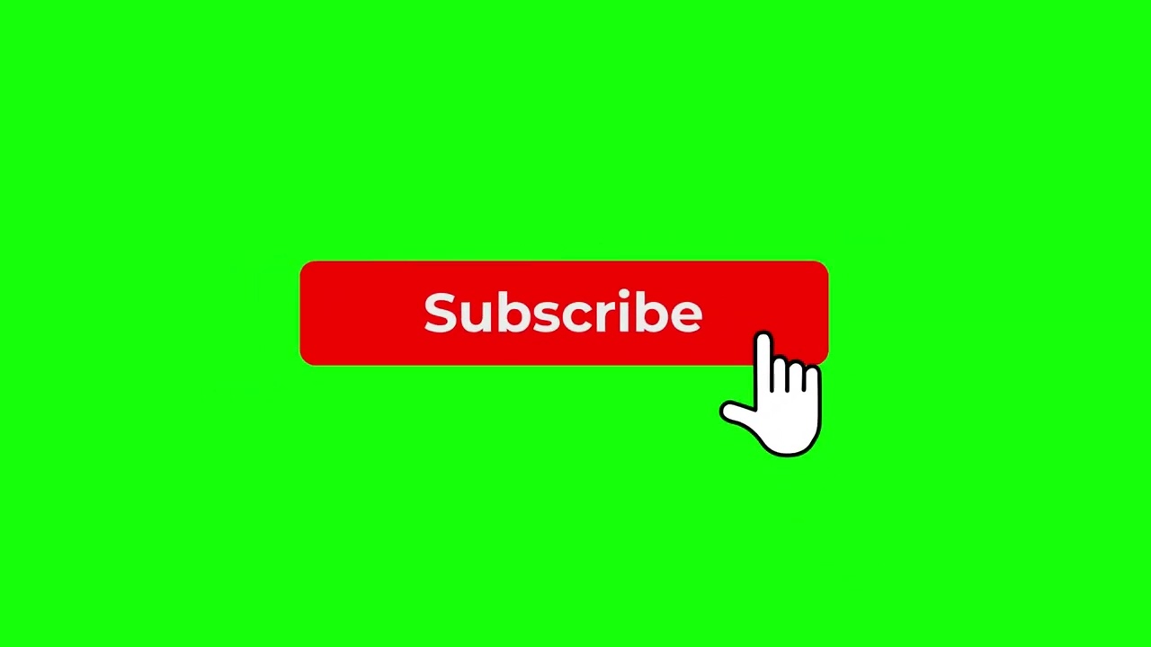 Free Green Screen Subscribe Button Animation 🎬