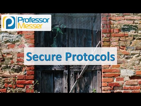 Secure Protocols - CompTIA Security+ SY0-501 - 2.6