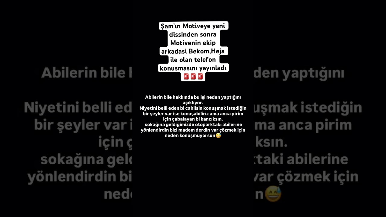 Kim Haklı? #motive #şamil #heja #türkçerap