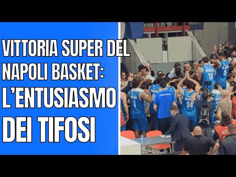 VINCE IL NAPOLI BASKET 💙 | Il palazzetto IMPAZZISCE alla fine 📢 | Sentite che SPETTACOLO 🤩