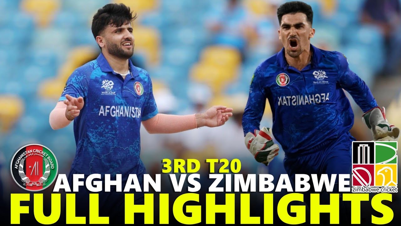 Afghanistan vs Zimbabwe 3rd T20 Highlights 2025: Exciting Match Recap 🇦🇫🇿🇼