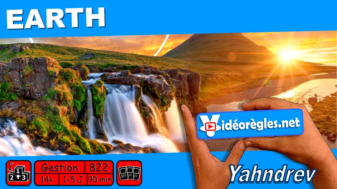Vidéorègle du jeu de société 'EARTH' par Yahndrev 🌍