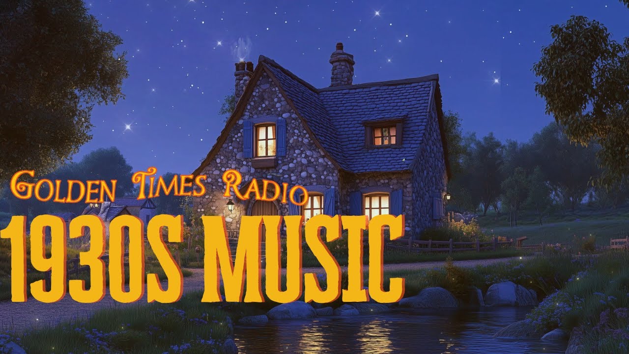 Cozy 1930s Vintage Music Under a Starry Sky