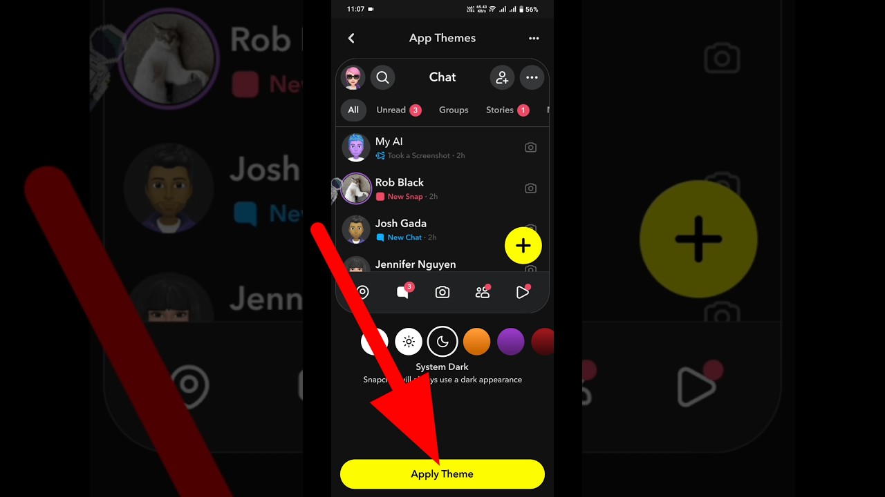 Snapchat Dark Mode Enable Guide 2025 😱