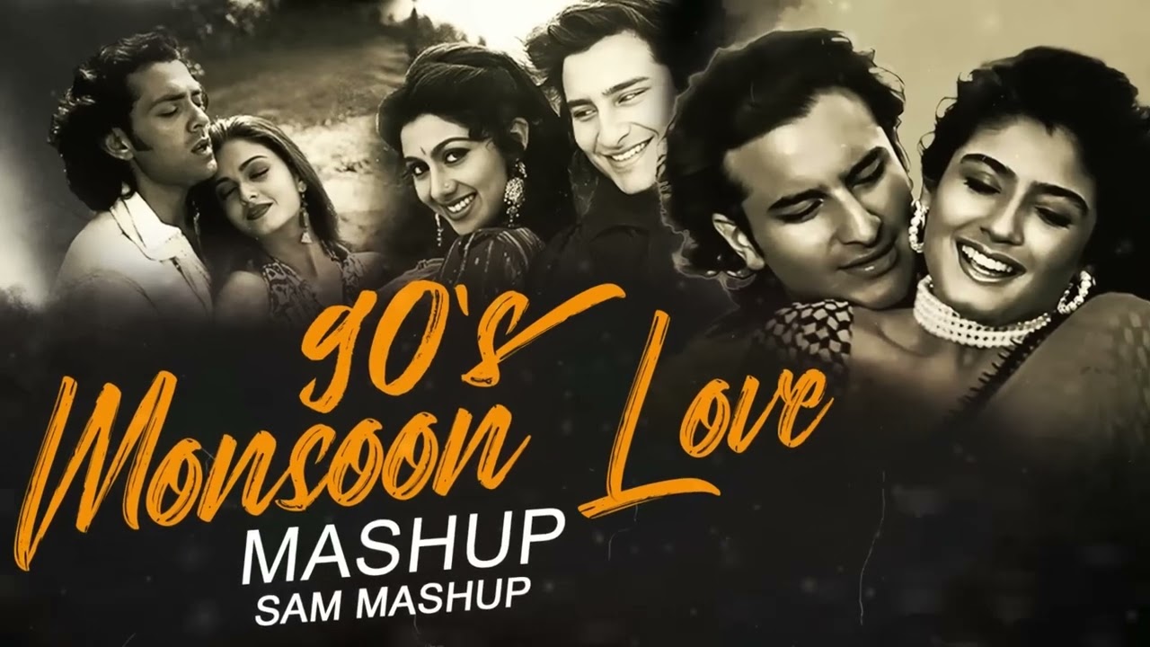 90s Monsoon Love Mashup 🌧️ | Bollywood Hits