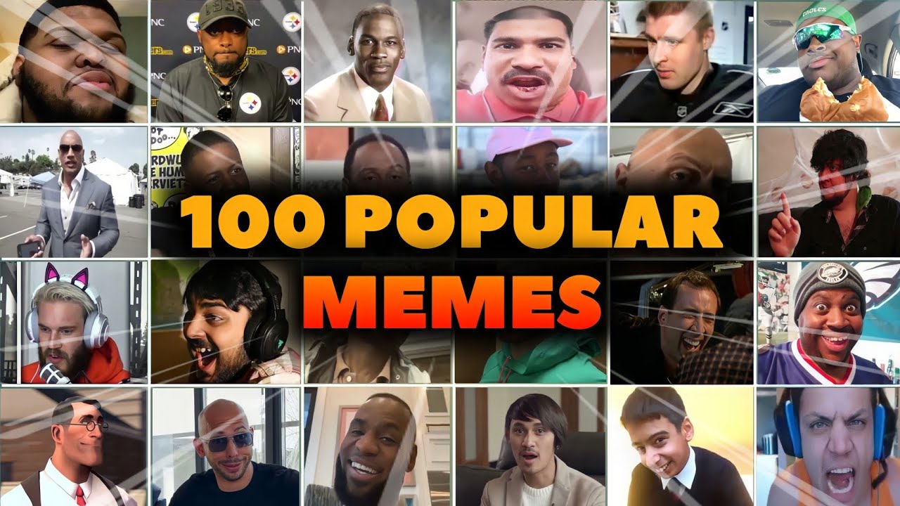 100 Popular Memes for Funny Video Edits 🎬