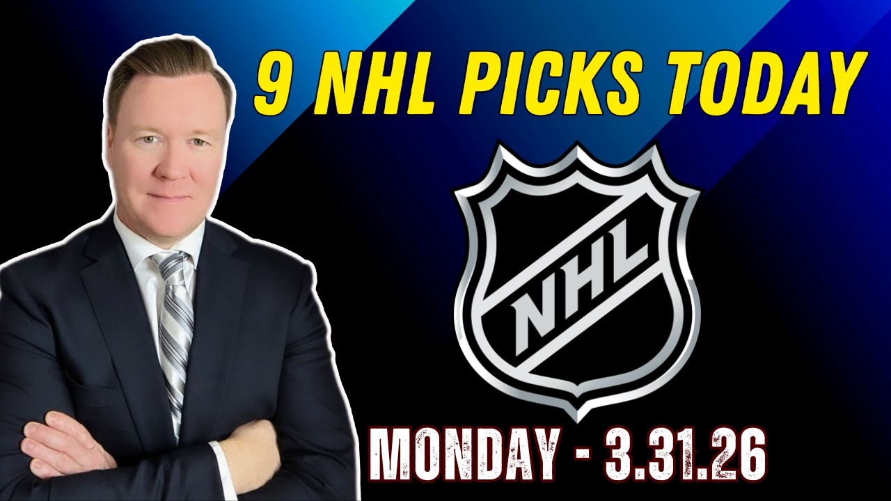Tuesday 9 NHL Betting Picks for 3/31/26 🏒
