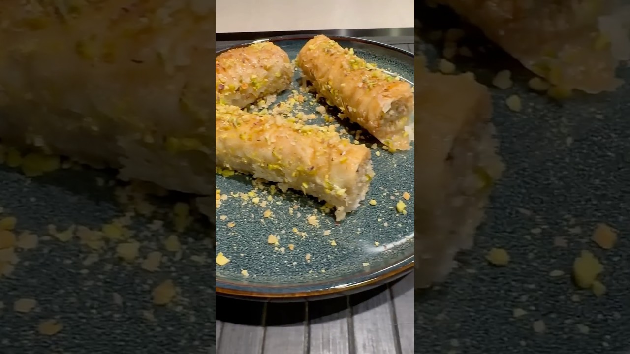 Recette Facile de Baklawa Rolls à la Pâte Filo 🍯