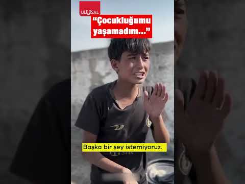 Gazzeli çocuğun feryadı boğazları düğümledi... #gazze #filistin #shorts