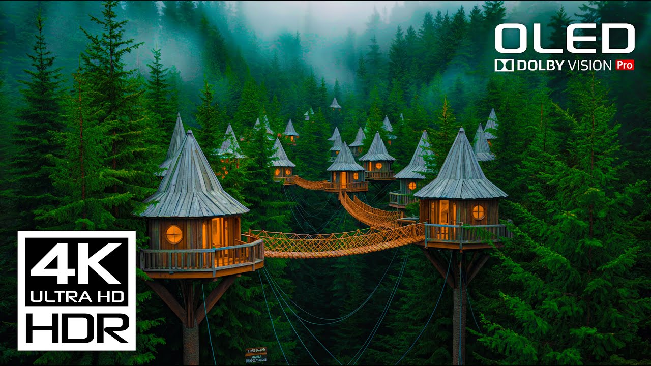 Unseen 4K HDR Video with Relaxing Music 🎶