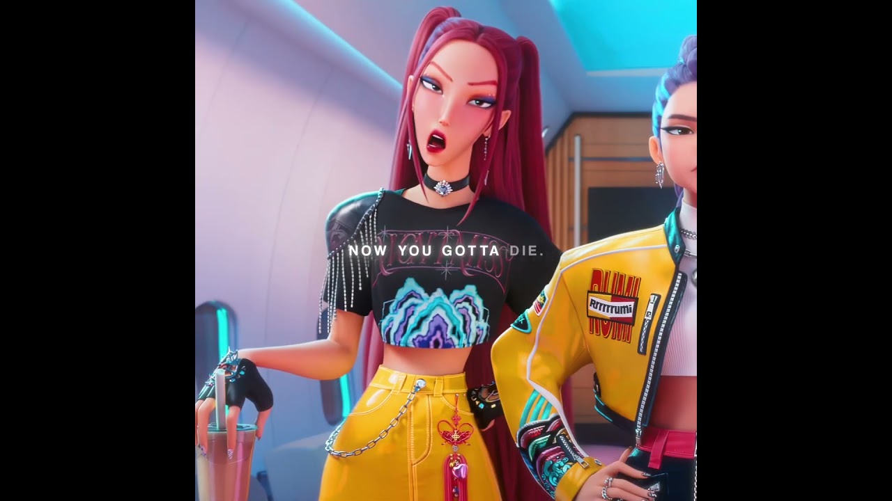 Epic Demon Flight Battle 🛫 | Huntrix's Slowed Remix of 'You Will Not Hurt Our Fans'