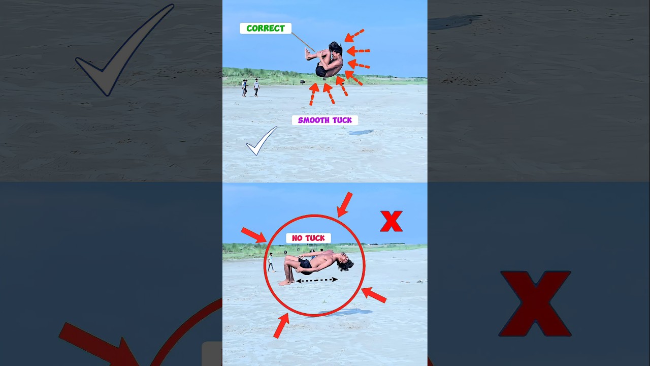 Master the Perfect Roundoff Backflip: Common Mistakes Beginners Must Avoid! 🤸‍♂️ #shorts