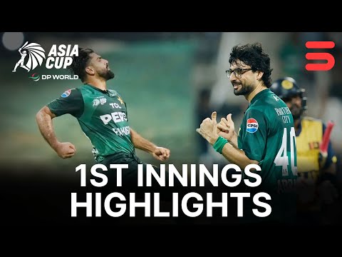 1st Innings Highlights | Pakistan vs Sri Lanka | Match 15 | DP World Asia Cup 2025 | ZF1K
