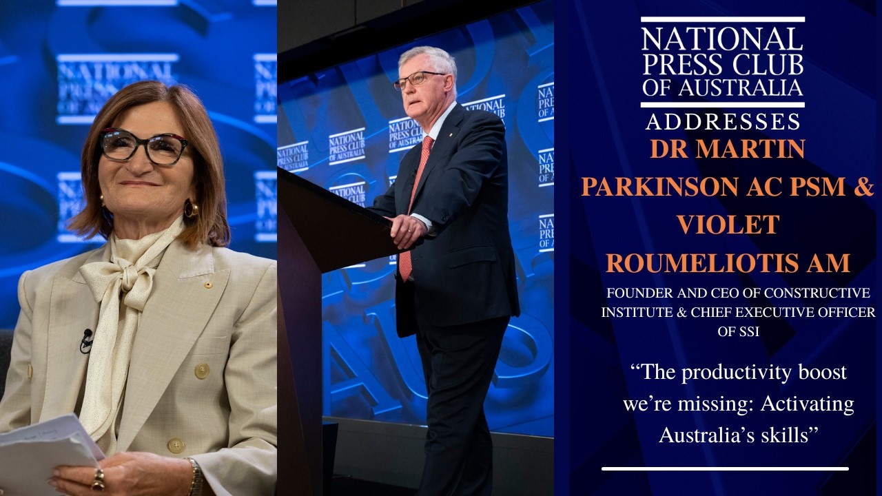 Dr Parkinson & Roumeliotis at Press Club 📰