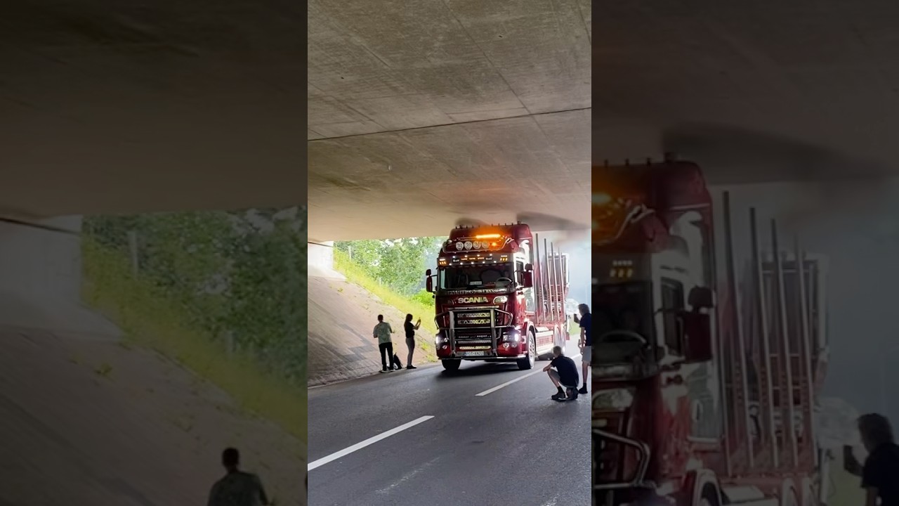 Pure Scania V8 Sound Leaving Assen 🚚
