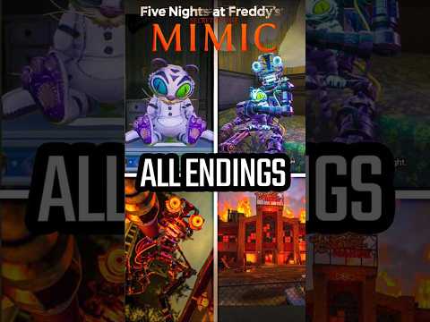 ALL ENDINGS in FNAF: Secret of the Mimic (TRUE ENDING, GOOD & BAD)