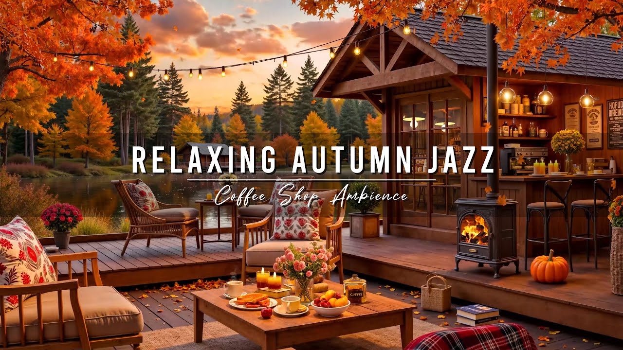 Soothing Autumn Jazz for Study & Work ☕️ Relaxing Coffee Shop Vibes & Smooth Instrumentals