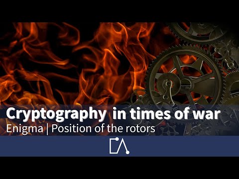 🇬🇧 Classical Cryptography - Times of war - Enigma - Position of the rotors | Embedded Academy