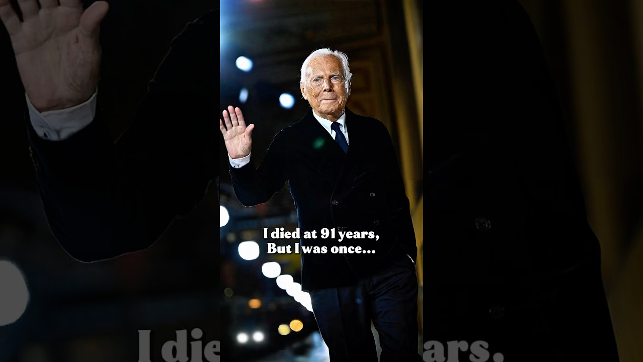Remembering Giorgio Armani (1934–2025): The Icon Who Transformed Fashion ✨
